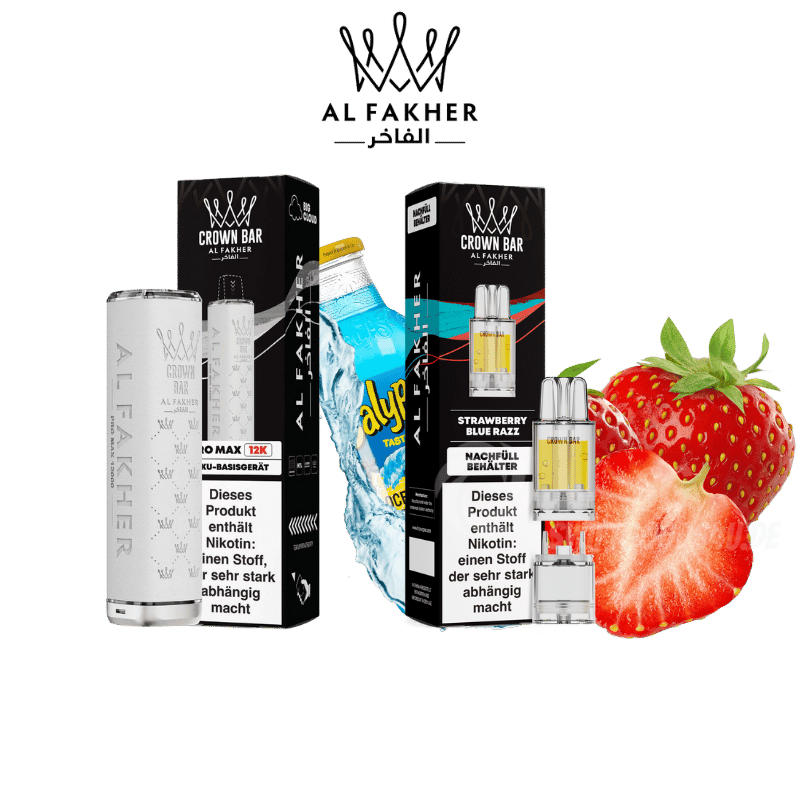 Al Fakher 12k Pro Max Crown Bar Vape Pod Kit