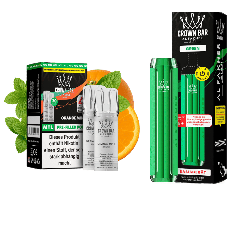 Al Fakher Pods | Crown Bar 600 prefilled Pod Kit - SwiftGoods4u