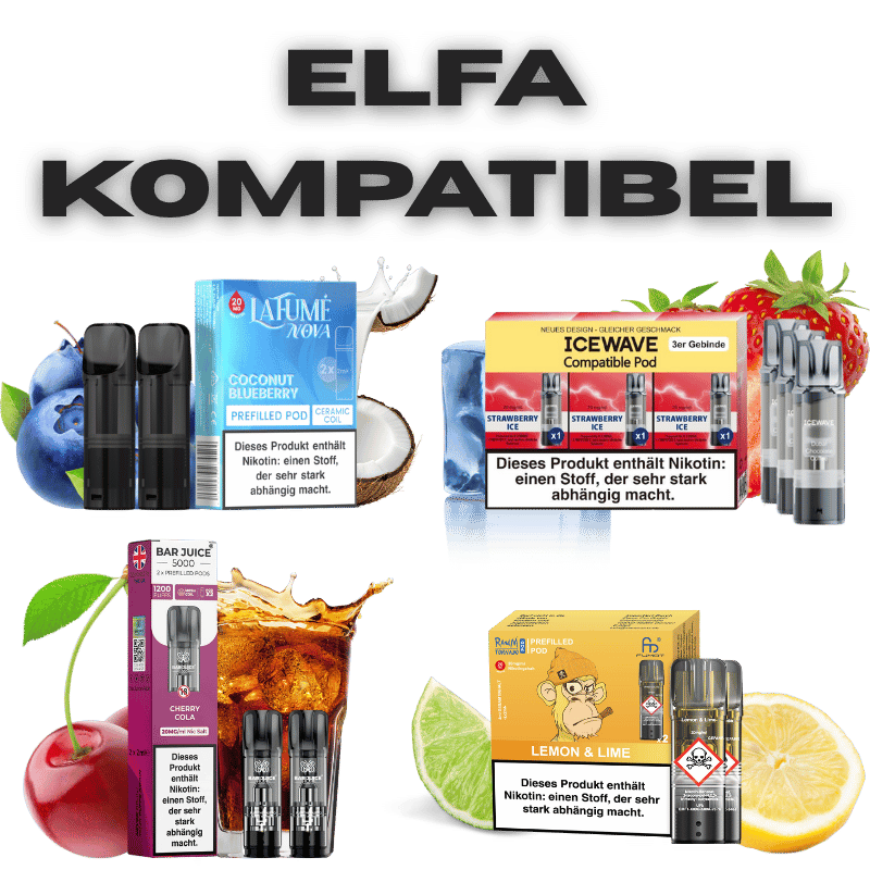 ELFA kompatible prefilled Pods - SwiftGoods4u