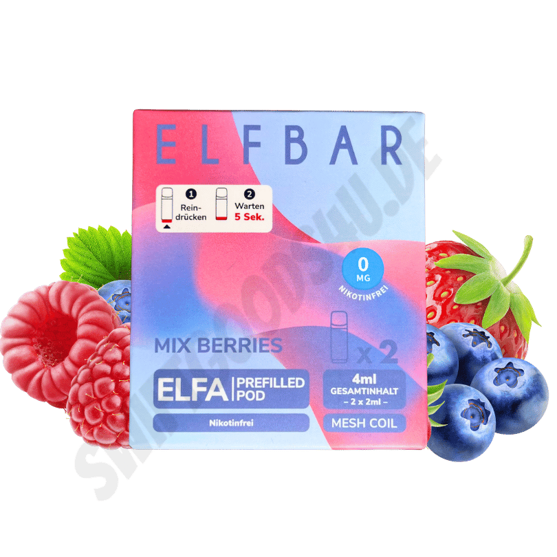 elfbar pods cherry nikotinfrei Elfbar ELFA Pods - Blackberry Lemon günstig kaufen main image 0