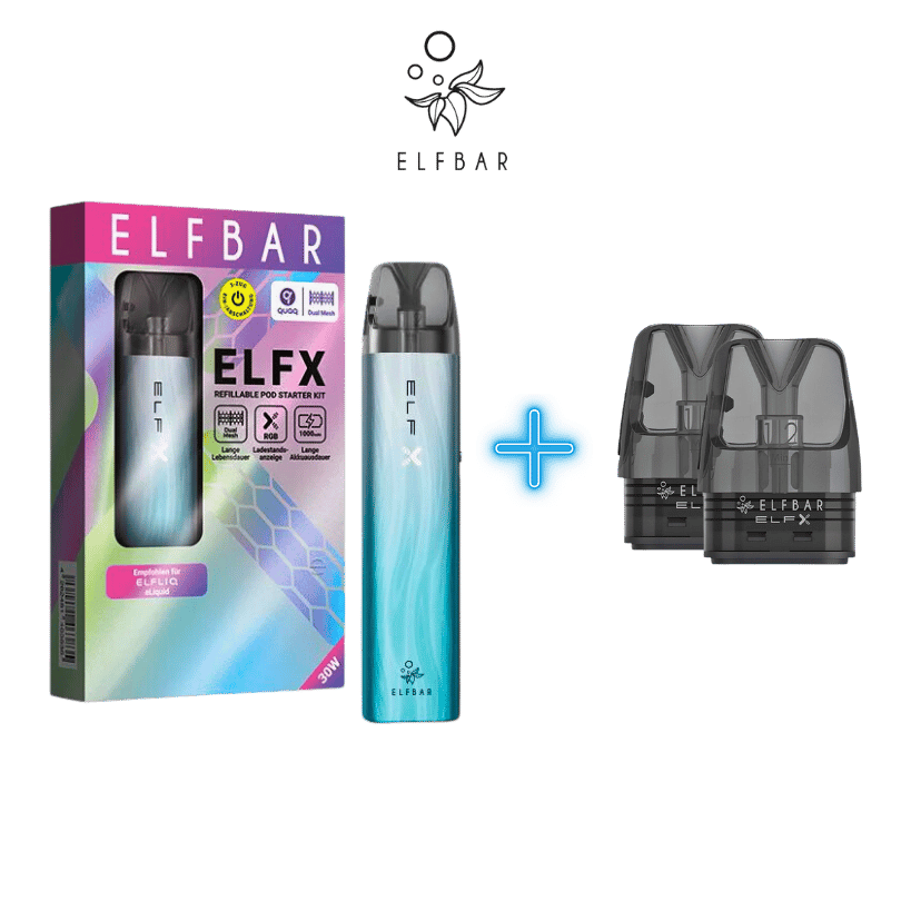 Elfbar ELFX Open Pod Kit + 2 Leerpods - SwiftGoods4u