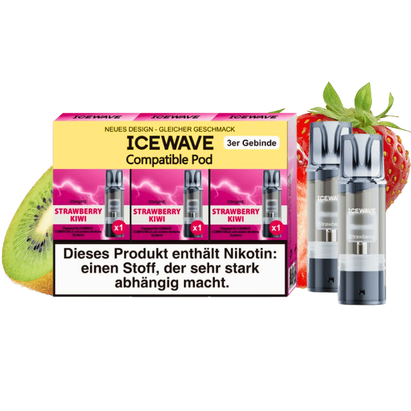 Vape Pods Geschmack ICEWAVE Pods | ELFA Vape kompatibel | gnstig kaufen