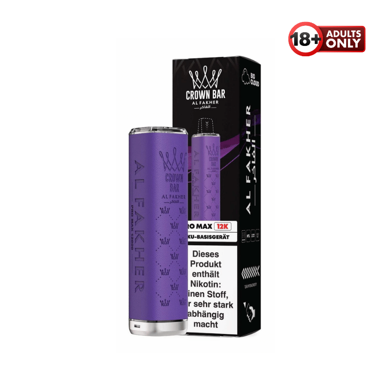 Al Fakher 12k Pro Max Akku Purple - günstig kaufen bei SwiftGoods4u