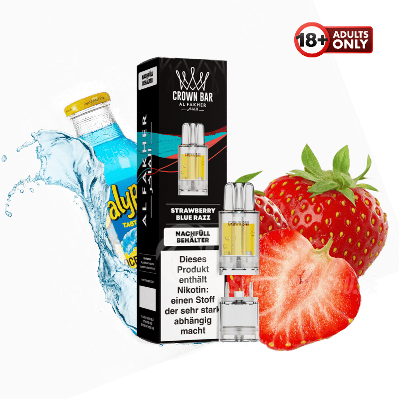 Al Fakher 12k Pro Max Pod Strawberry Blue Razz - günstig kaufen bei SwiftGoods4u