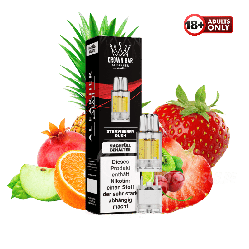 Al Fakher 12k Pro Max Pod Strawberry Rush - günstig kaufen bei SwiftGoods4u