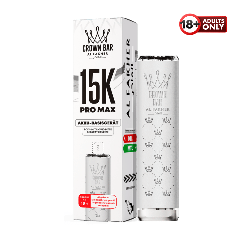 Al Fakher 15k Pro Max Akku Basisgerät White