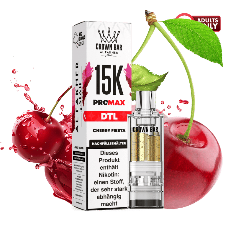Al Fakher 15k Pro Max Pod Cherry Fiesta DTL - günstig kaufen bei SwiftGoods4u