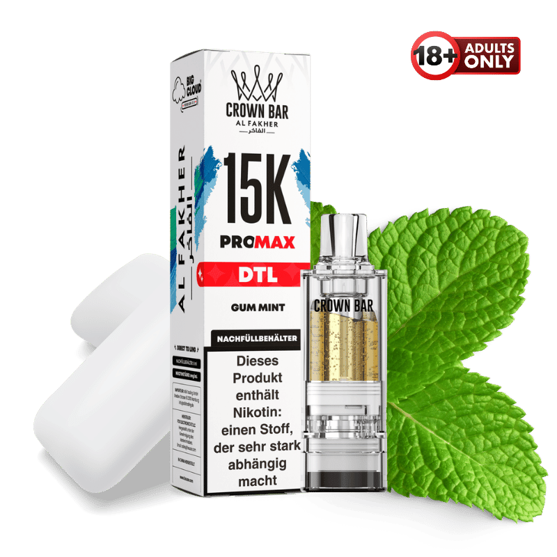 Al Fakher 15k Pro Max Pod Gum Mint DTL - günstig kaufen bei SwiftGoods4u