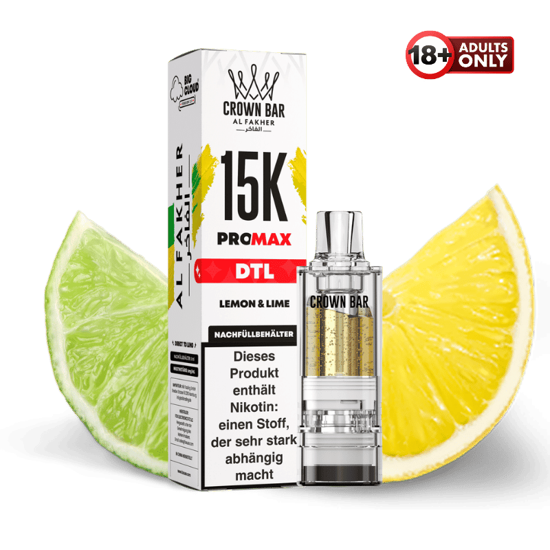 Al Fakher 15k Pro Max Pod Lemon Lime DTL - günstig kaufen bei SwiftGoods4u