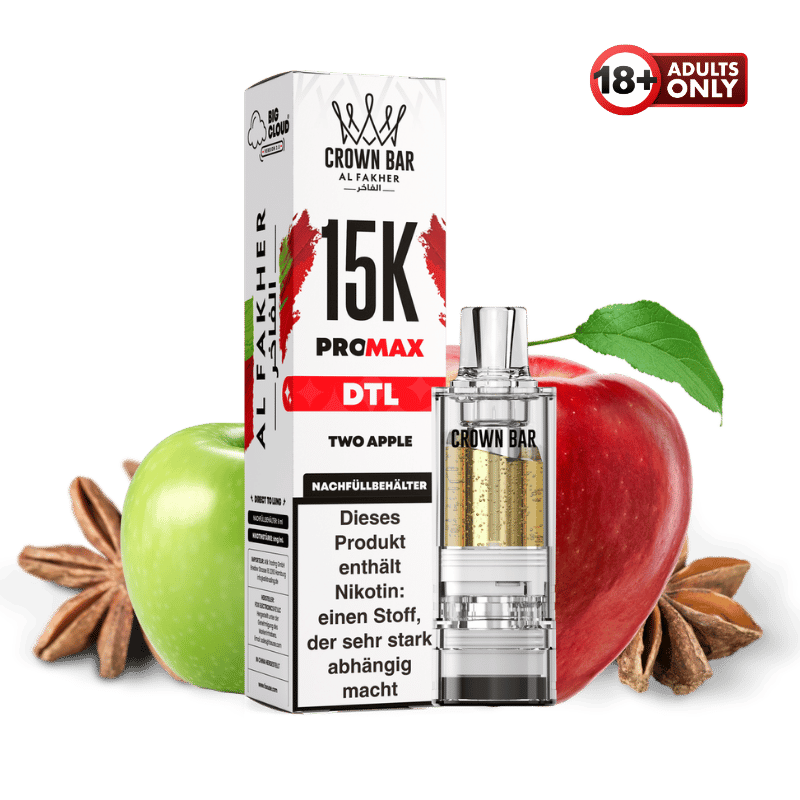 Al Fakher 15k Pro Max Pod Two Apple DTL