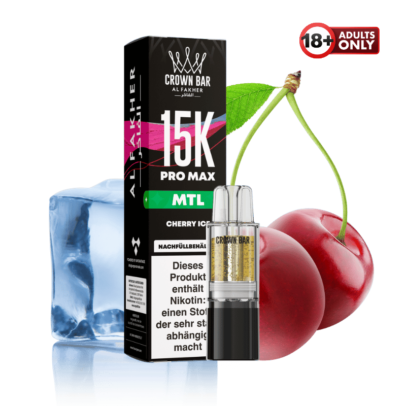 Al Fakher 15k Pro Max Pod Cherry Ice MTL