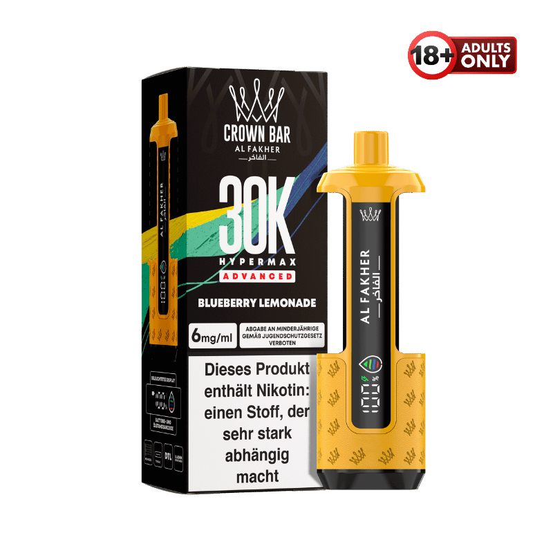 Al Fakher 30k Hypermax Akku Blueberry Lemonade - günstig kaufen bei SwiftGoods4u