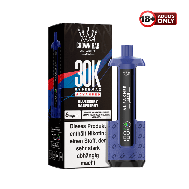 Al Fakher 30k Hypermax Akku Blueberry Raspberry - günstig kaufen bei SwiftGoods4u
