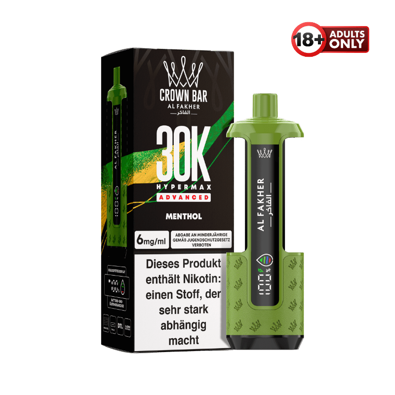 Al Fakher 30k Hypermax Akku Menthol - günstig kaufen bei SwiftGoods4u