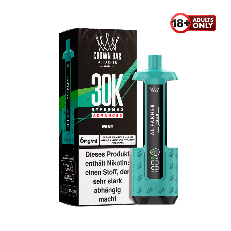 Al Fakher 30k Hypermax Akku Mint - günstig kaufen bei SwiftGoods4u