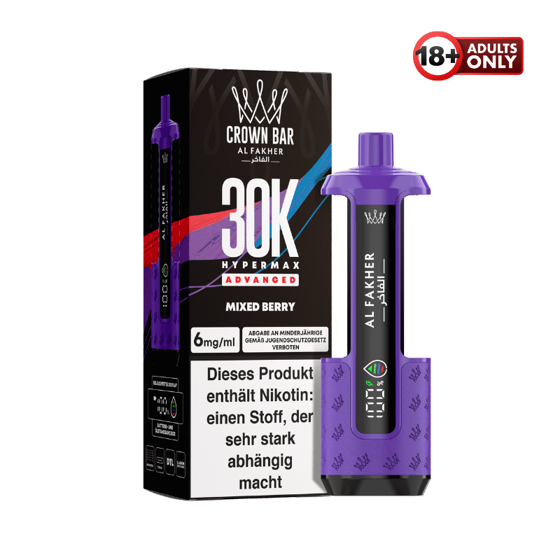 Al Fakher 30k Hypermax Akku Mixed Berry - günstig kaufen bei SwiftGoods4u