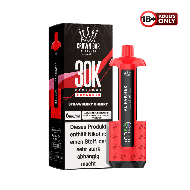 Al Fakher 30k Hypermax Akku Strawberry Cherry - günstig kaufen bei SwiftGoods4u