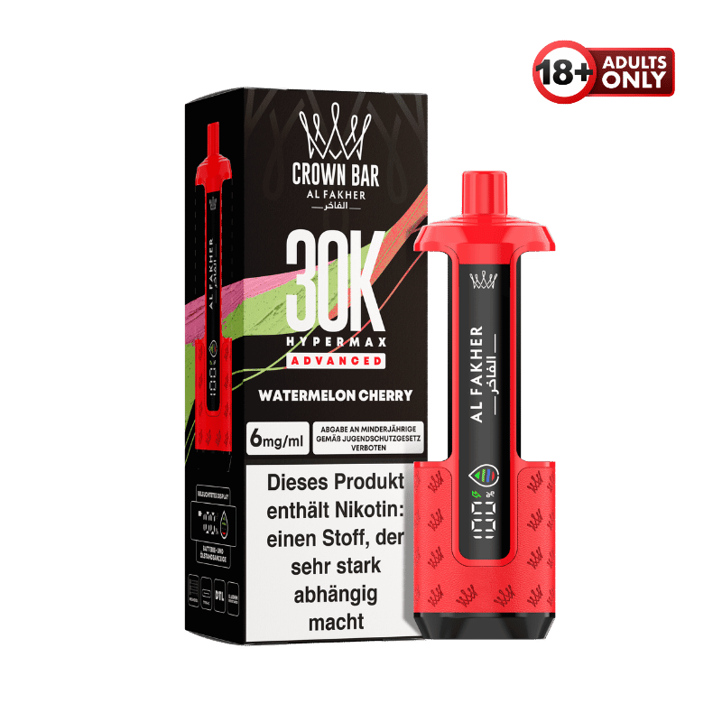 Al Fakher 30k Hypermax Akku Watermelon Cherry - günstig kaufen bei SwiftGoods4u