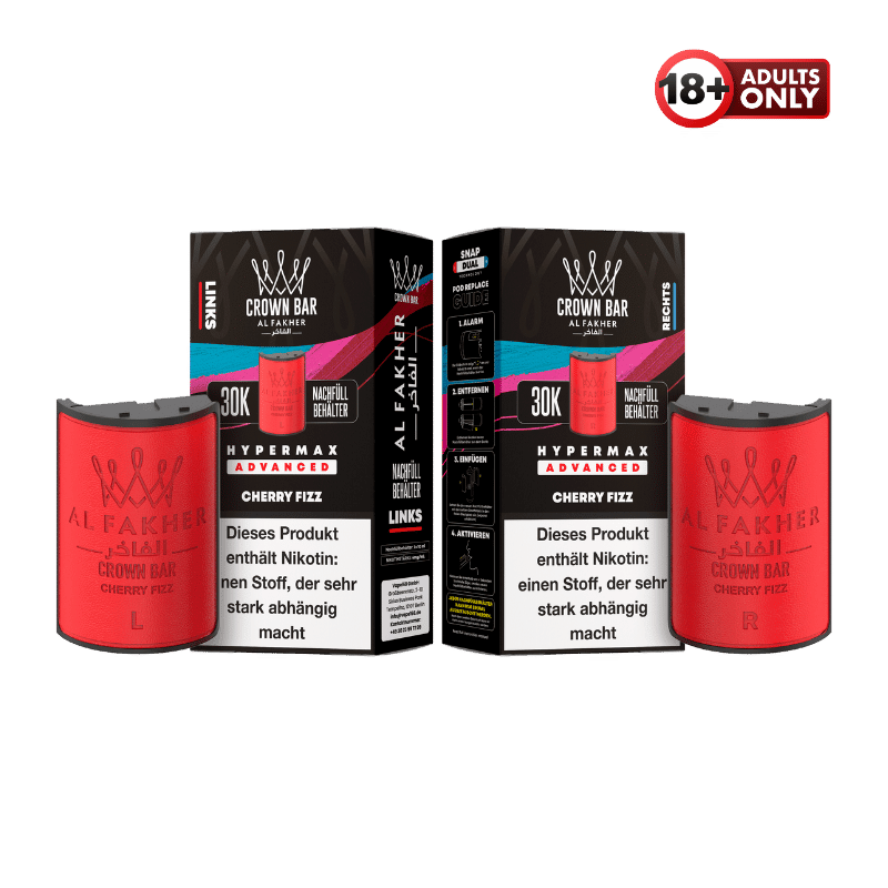 Al Fakher 30k Hypermax Pods Cherry Fizz - günstig kaufen bei SwiftGoods4u