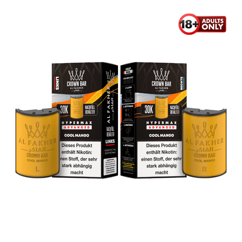 Al Fakher 30k Hypermax Pods Cool Mango - günstig kaufen bei SwiftGoods4u