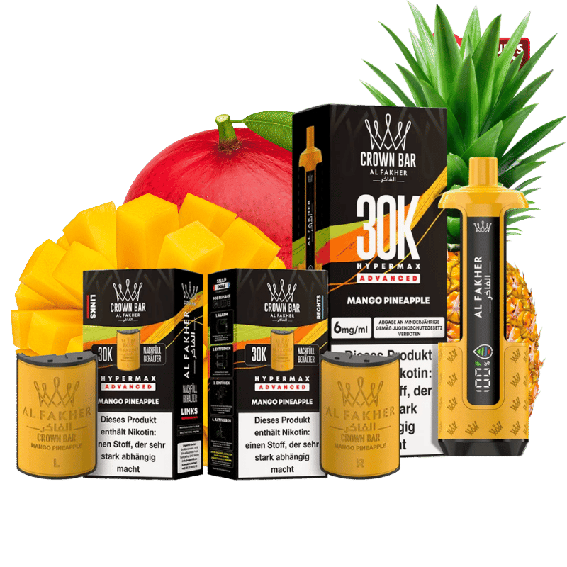 Al Fakher 30k Hypermax Mango Pineapple - günstig kaufen bei SwiftGoods4u