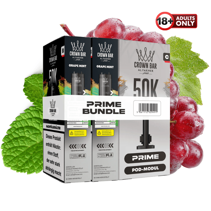 Al Fakher 50k Hypermax Prime Grape Mint Pods