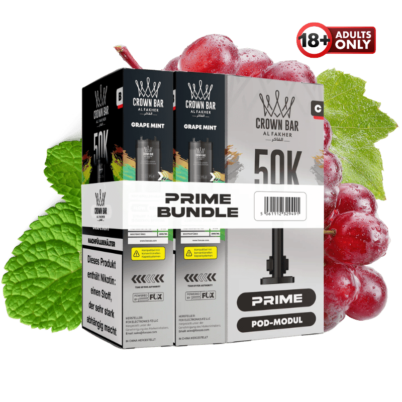 Al Fakher 50k Hypermax Prime Grape Mint Pods - günstig kaufen bei SwiftGoods4u