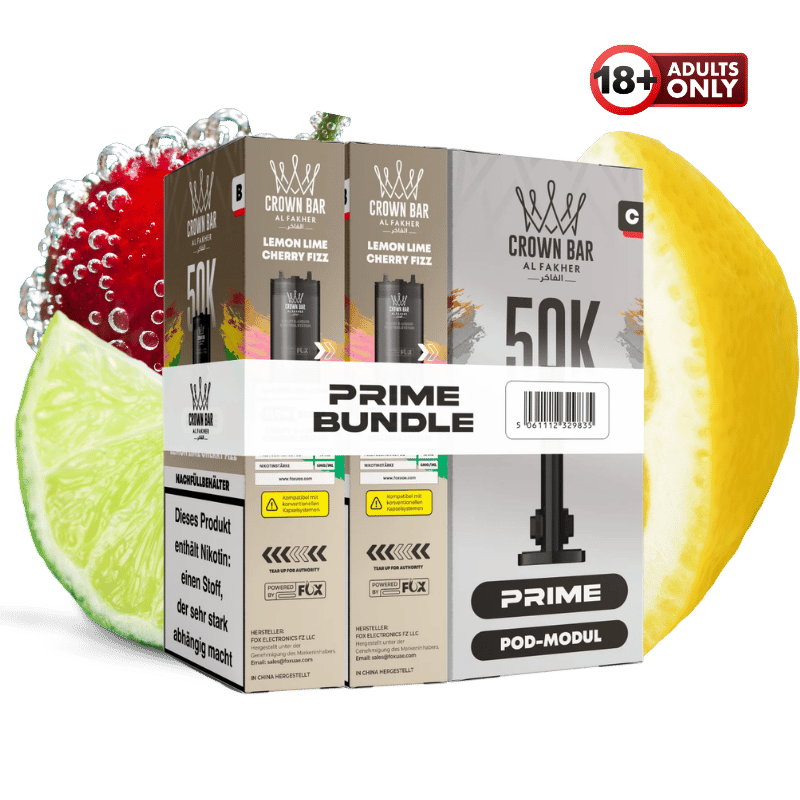 Al Fakher 50k Hypermax Prime Lemon Lime Cherry Fizz Pods