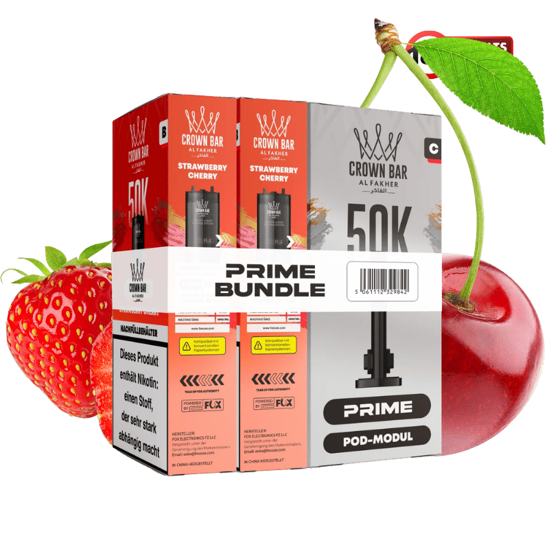 Al Fakher 50k Hypermax Prime Strawberry Cherry Pods - günstig kaufen bei SwiftGoods4u