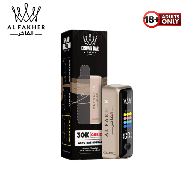 Al Fakher Cubic 30k Pod Akku Rich Gold - günstig kaufen bei SwiftGoods4u