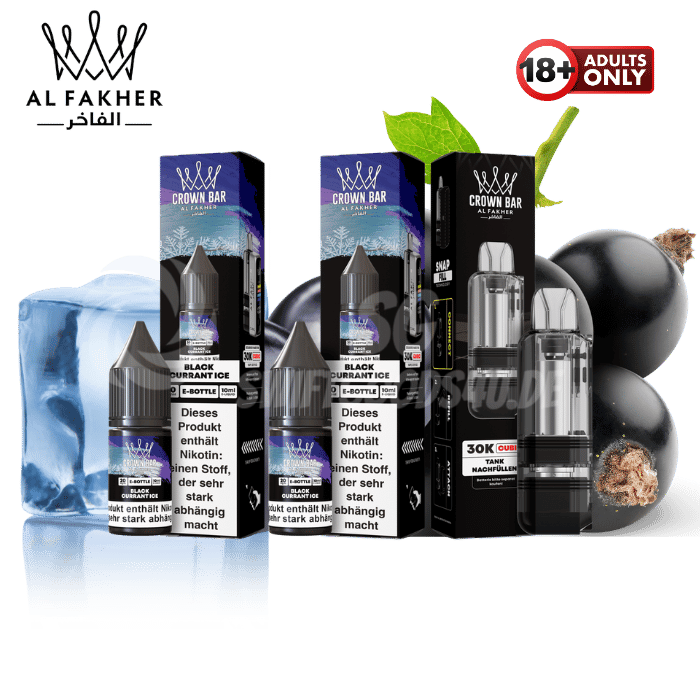Al Fakher Cubic 30k Pod Bundle Black Currant Ice - günstig kaufen bei SwiftGoods4u