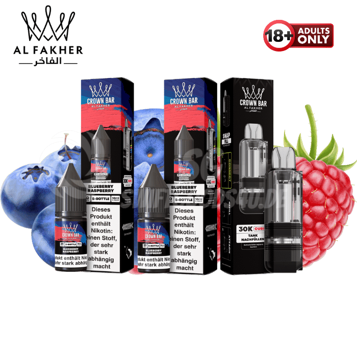 Al Fakher Cubic 30k Pod Bundle Blueberry Raspberry - günstig kaufen bei SwiftGoods4u
