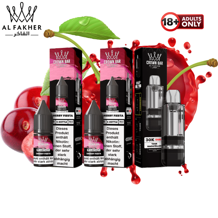 Al Fakher Cubic 30k Pod Bundle Cherry Fiesta - günstig kaufen bei SwiftGoods4u