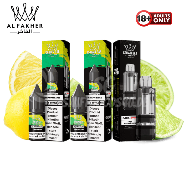 Al Fakher Cubic 30k Pod Bundle Lemon Lime - günstig kaufen bei SwiftGoods4u