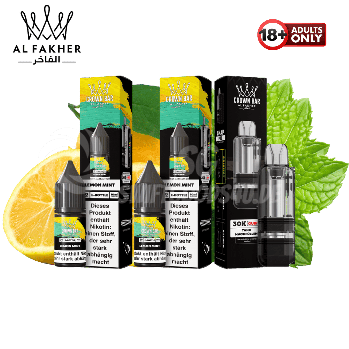 Al Fakher Cubic 30k Pod Bundle Lemon Mint - günstig kaufen bei SwiftGoods4u