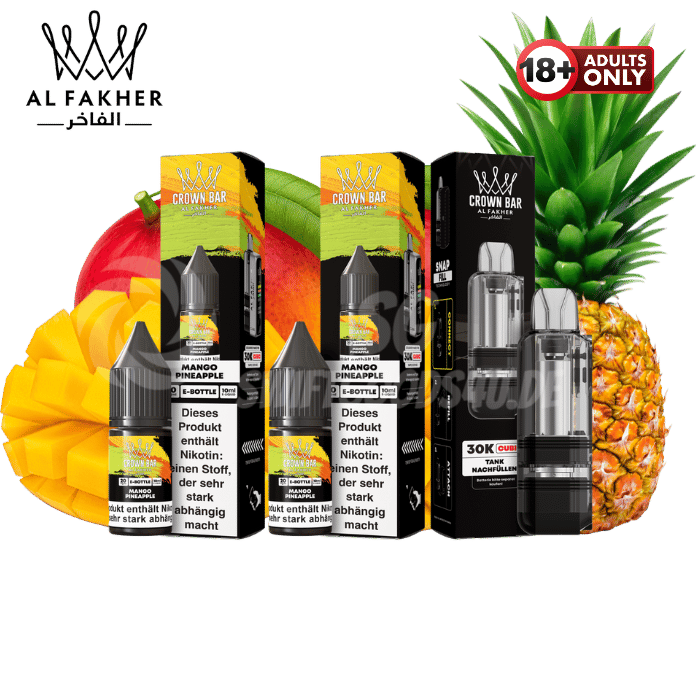 Al Fakher Cubic 30k Pod Bundle Mango Pineapple - günstig kaufen bei SwiftGoods4u
