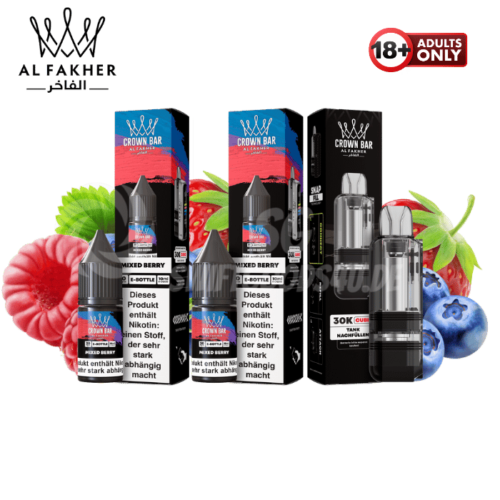 Al Fakher Cubic 30k Pod Bundle Mixed Berry - günstig kaufen bei SwiftGoods4u