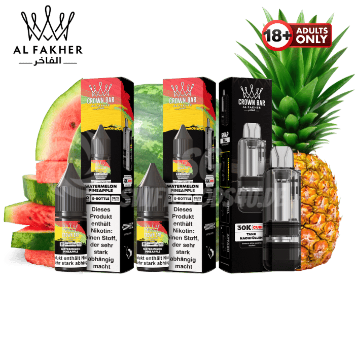 Al Fakher Cubic 30k Pod Bundle Watermelon Pineapple - günstig kaufen bei SwiftGoods4u