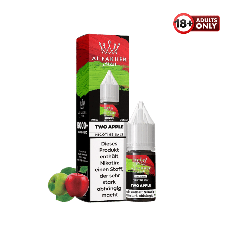 al fakher vape liquid Two Apple AL Fakher E-Liquid 60ml ⋆ Vape Society Supply main image 1
