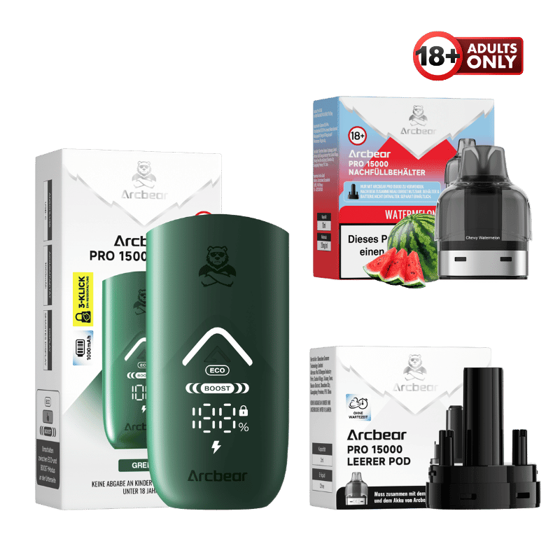 Arcbear Pro 15000 Vape Starter Kit Watermelon Ice - günstig kaufen bei SwiftGoods4u