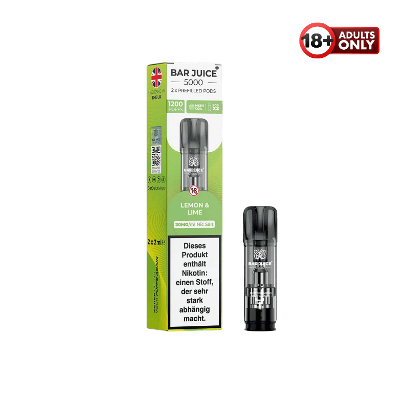 Bar Juice Pods Lemon & Lime - günstig kaufen bei SwiftGoods4u