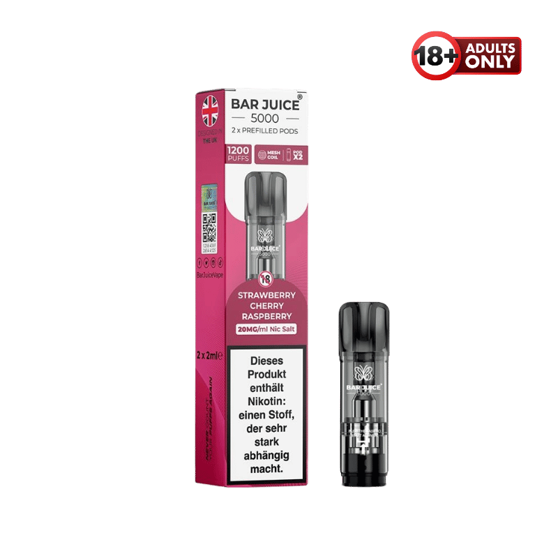 Bar Juice Pods Strawberry Cherry Raspberry - günstig kaufen bei SwiftGoods4u