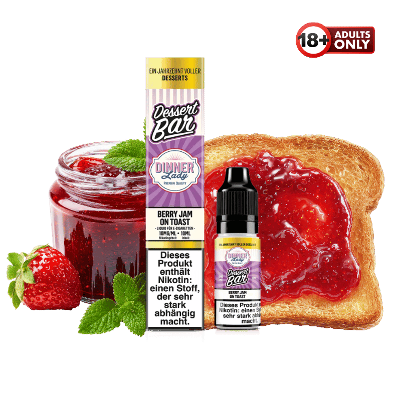 Dinner Lady Berry Jam on Toast Nikotinsalzliquid - günstig kaufen bei SwiftGoods4u