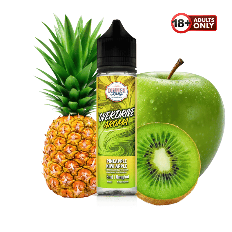 Dinner Lady Overdrive Longfill Pineapple Kiwi Apple - günstig kaufen bei SwiftGoods4u