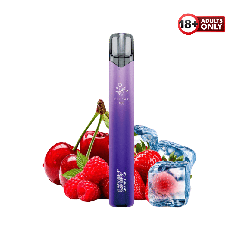 Elfbar 800 Strawberry Raspberry Cherry Ice - günstig kaufen bei SwiftGoods4u