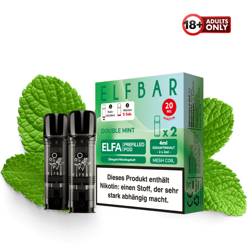 Elfbar ELFA Double Mint Pods - günstig kaufen bei SwiftGoods4u