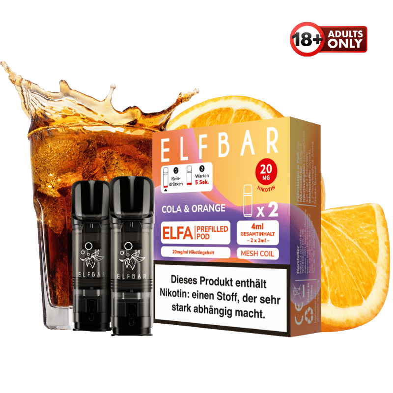 Elfbar ELFA Cola Orange Pods | ab 6,69 gnstig kaufen Elfbar ELFA Cola Orange Pods | ab 6,69 gnstig kaufen