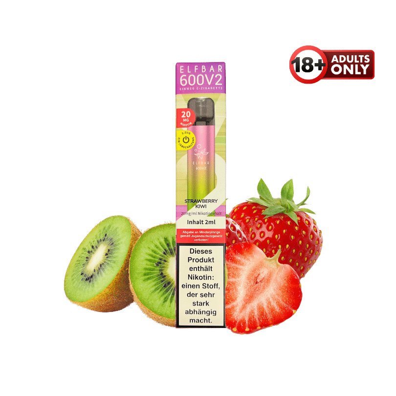 Elfbar 600 V2 Strawberry Kiwi - günstig kaufen bei SwiftGoods4u