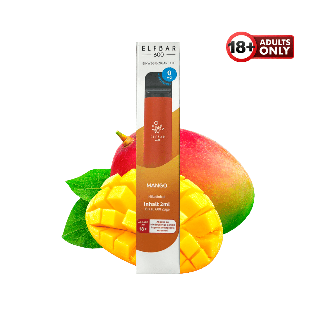 Elf Bar 600 Mango nikotinfrei - günstig kaufen bei SwiftGoods4u