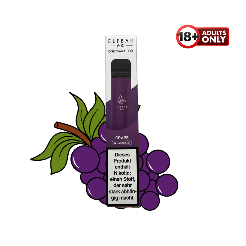 Elf Bar 600 Grape - günstig kaufen bei SwiftGoods4u